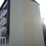 Apartment building insulation plaster Kreutzwald 58B, Võru, 2010.